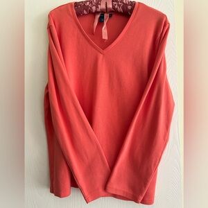 Women’s XL Karen Scott designer Long sleeve Shirt